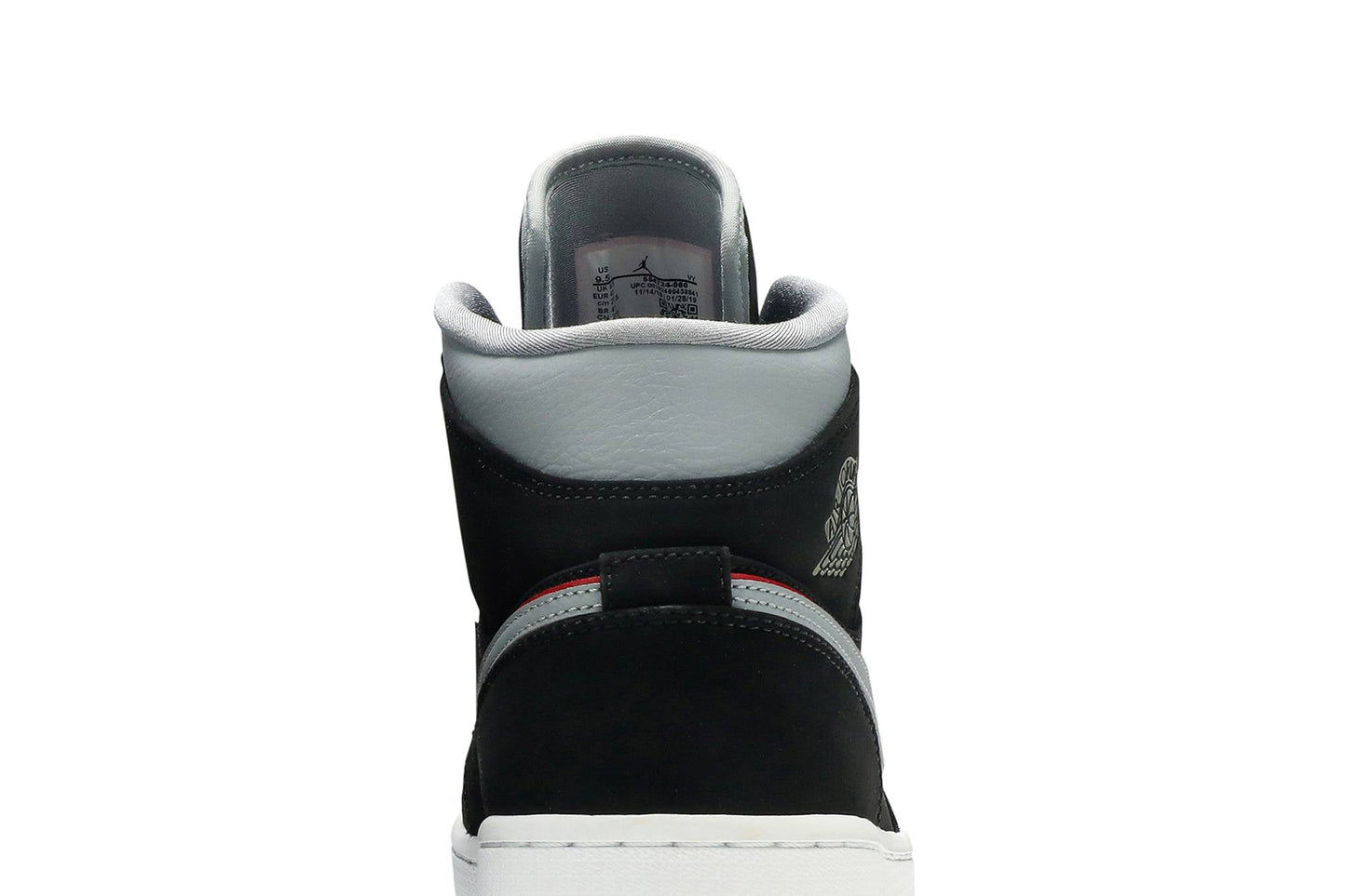 Air Jordan 1 Mid 'Black Grey' 554724-060