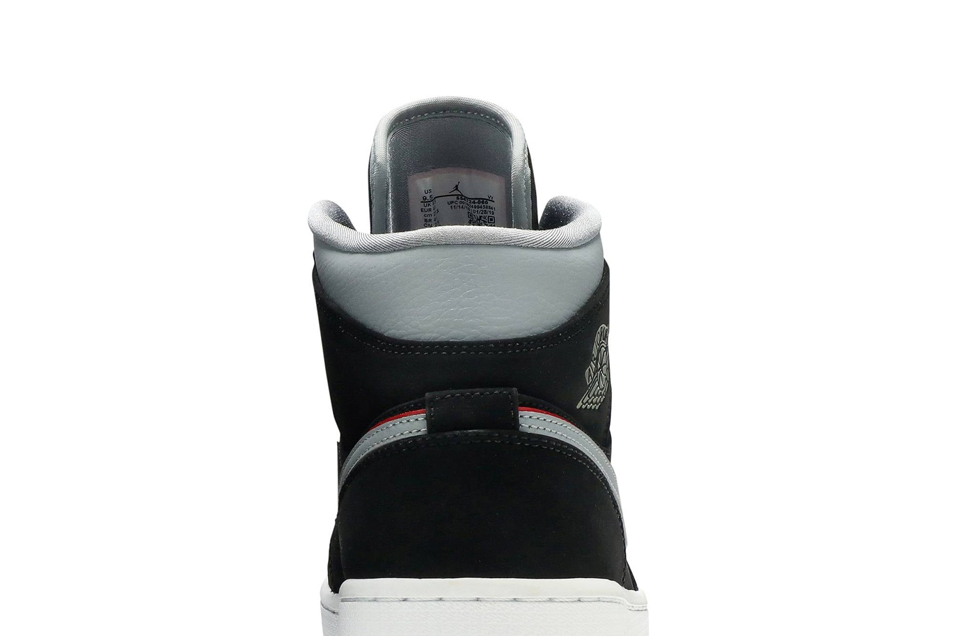 Air Jordan 1 Mid 'Black Grey' 554724-060