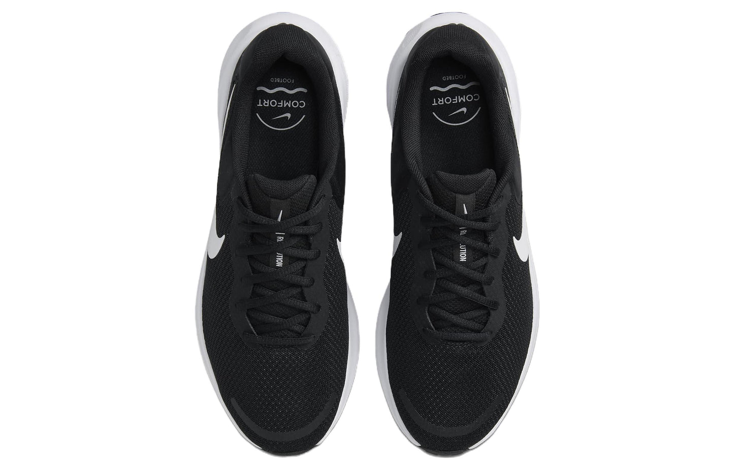 Nike Revolution 7 In Black 'Comfort Versatile Cushion Breathable Low-top Running' FB2207-001
