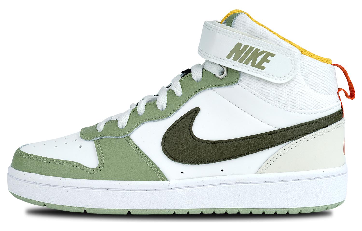 ( Youth ) Nike Court Borough Mid 2 Shoes 'Off White Green' FV3649-171