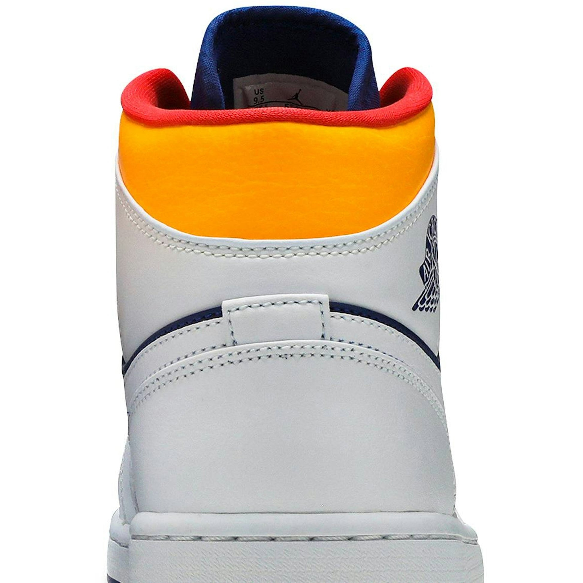 Air Jordan 1 Mid White Deep Royal Blue 554724-131