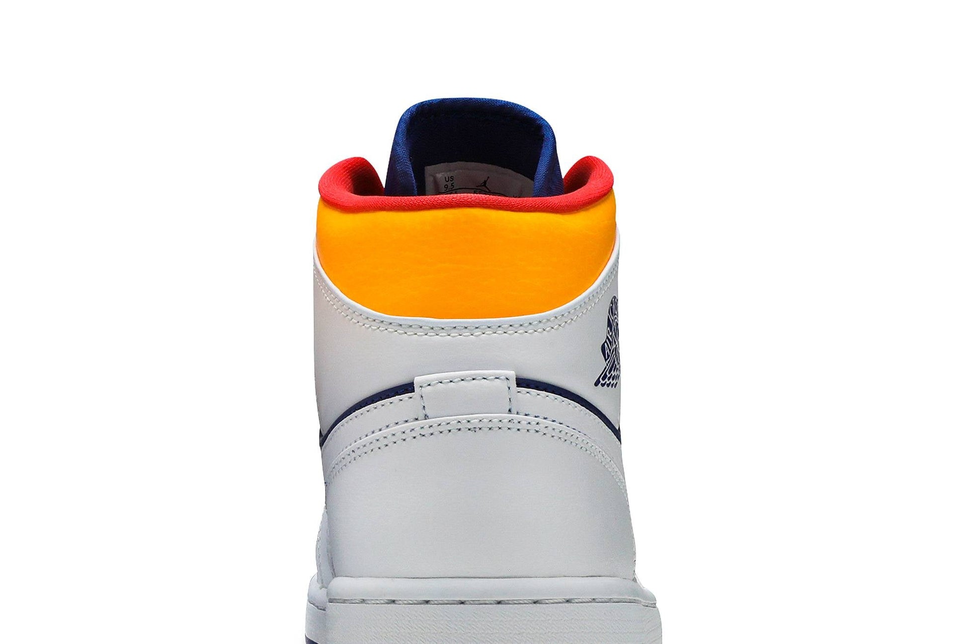 Air Jordan 1 Mid White Deep Royal Blue 554724-131