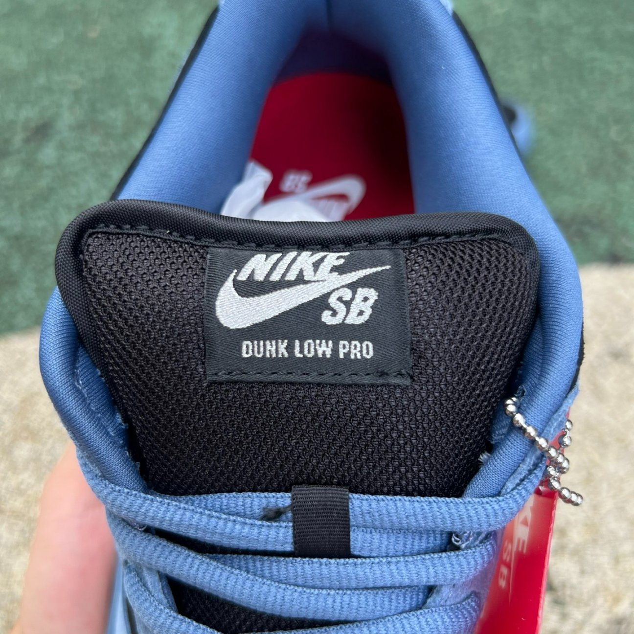 Supreme x Nike Dunk Low SB in the "Ocean Fog"