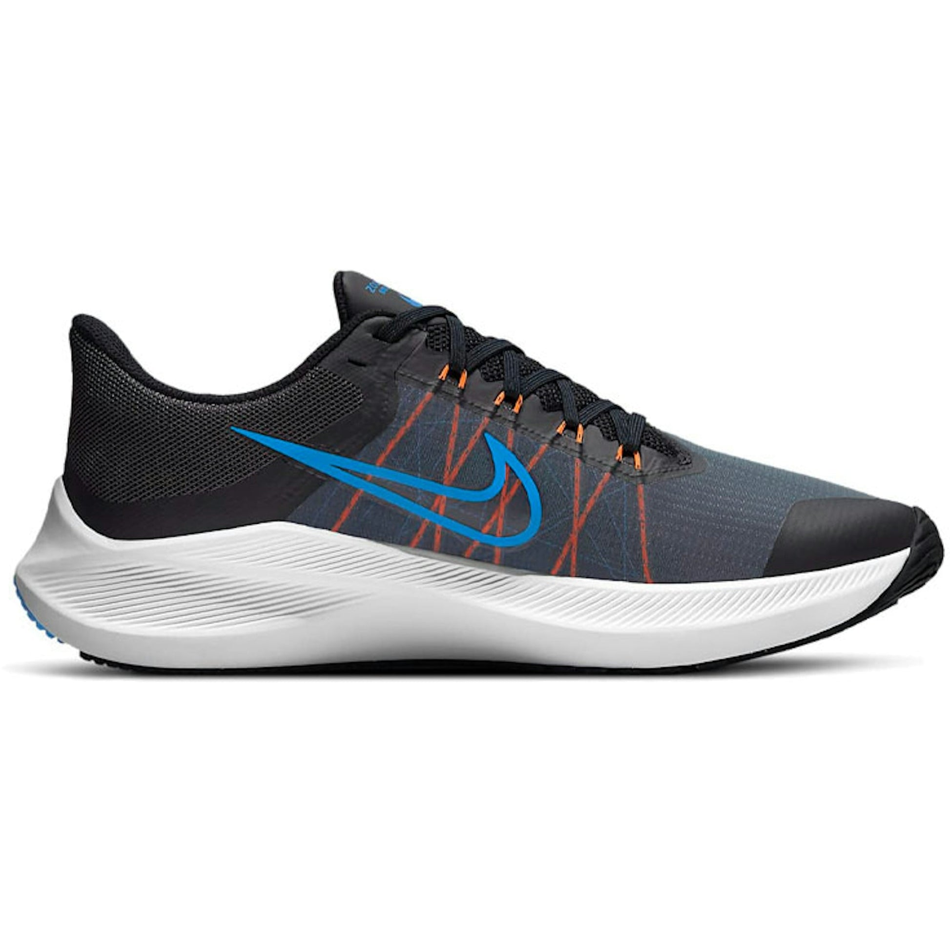 Nike Air Zoom Winflo 8 'Black Gray Blue' CW3419-007