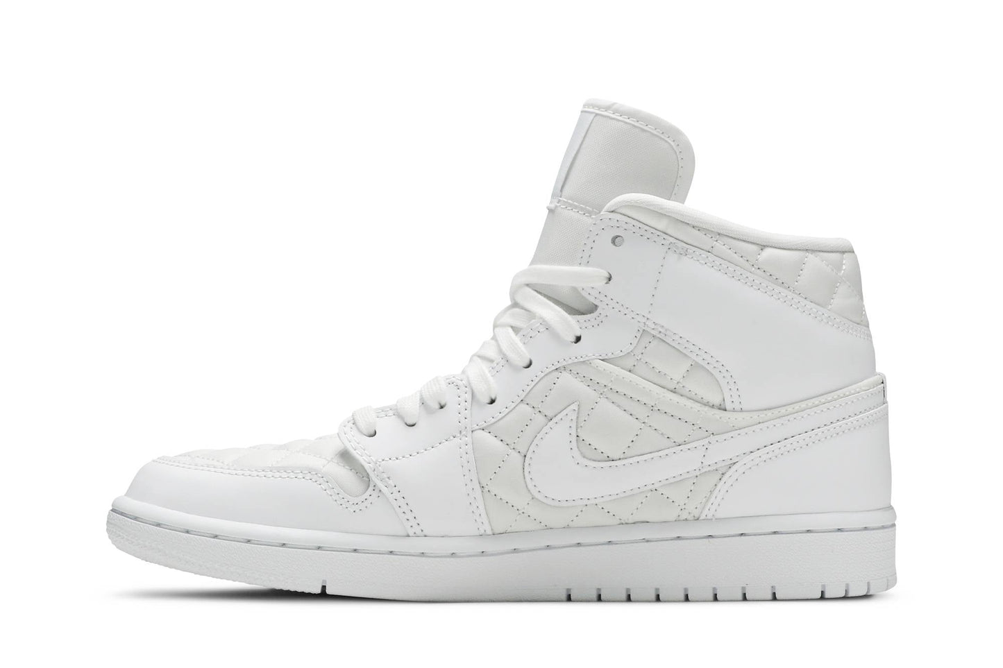 ( Women ) Air Jordan 1 Mid SE White Quilted DB6078-100