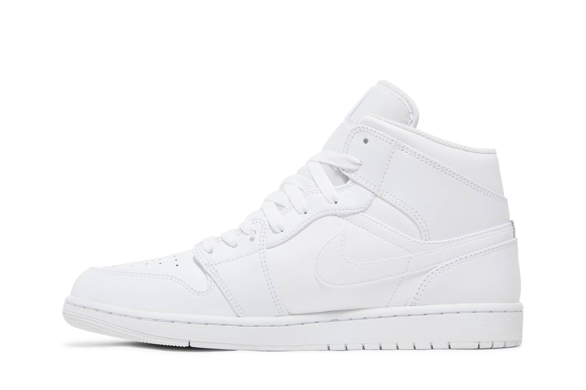 Air Jordan 1 Mid 'Triple White' 2022 554724-136