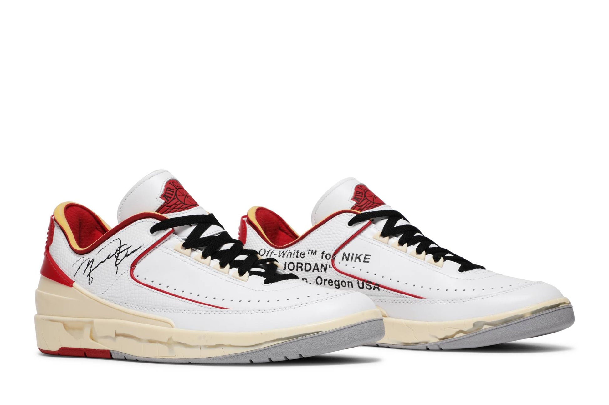 Off-White X Air Jordan 2 Retro Low SP White Red DJ4375-106