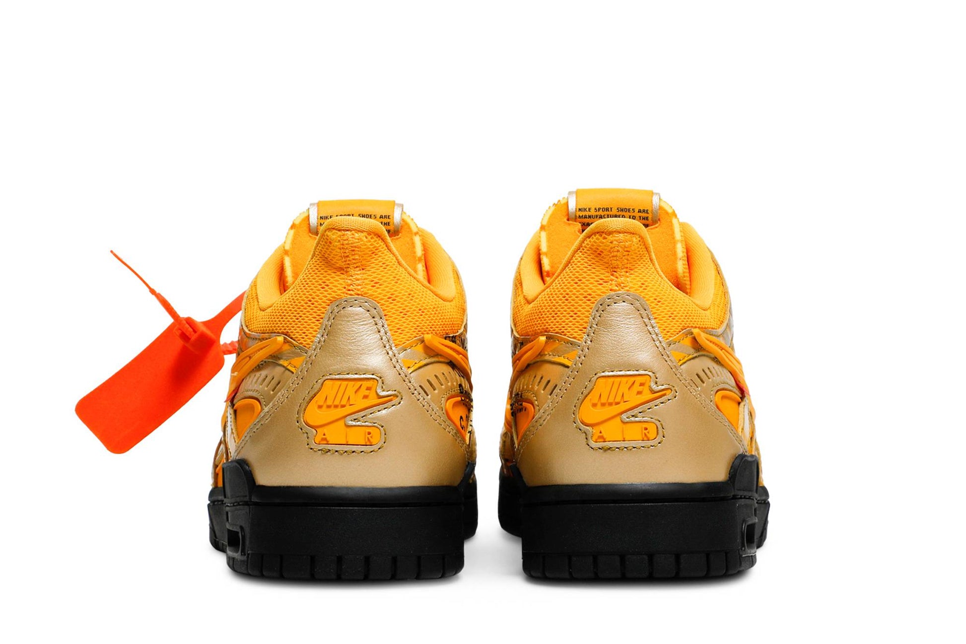 Off-White X Nike Air Rubber Dunk 'University Gold' [also Worn By William Chan] CU6015-700