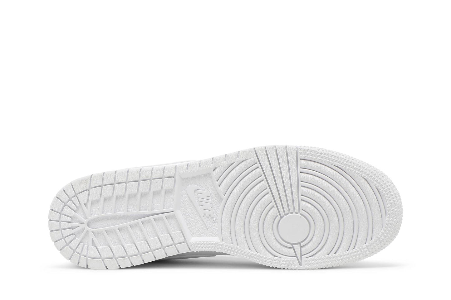 ( Grade School ) Air Jordan 1 Low Triple White 553560-130