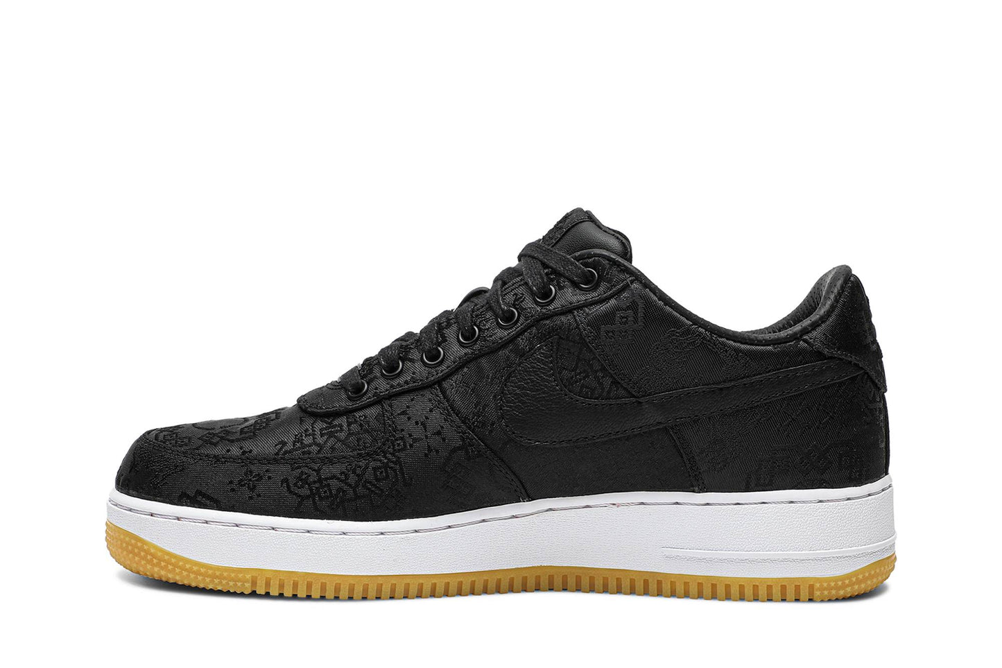 Fragment Design X CLOT X Nike Air Force 1 'Black Silk' [also Worn By Jay Chou] CZ3986-001