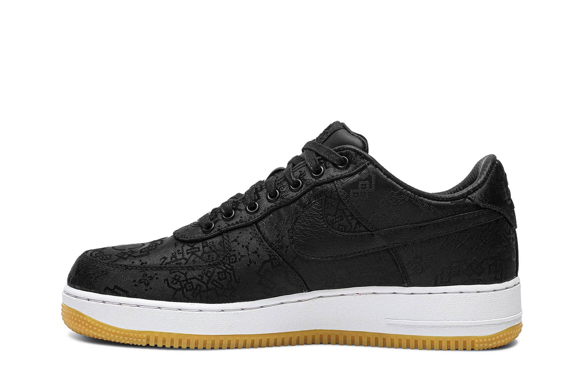 Fragment Design X CLOT X Nike Air Force 1 'Black Silk' [also Worn By Jay Chou] CZ3986-001