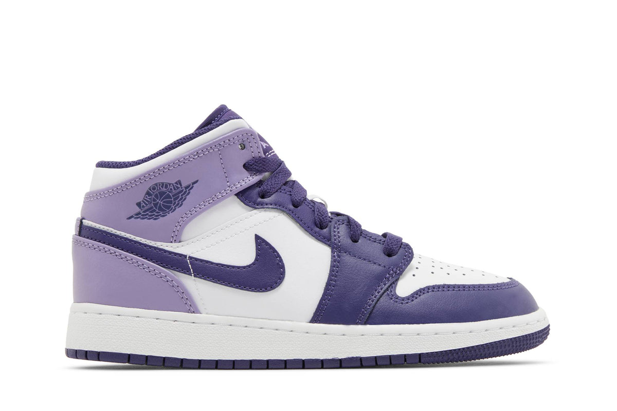 ( Grade School ) Air Jordan 1 Mid Sky J Purple DQ8423-515