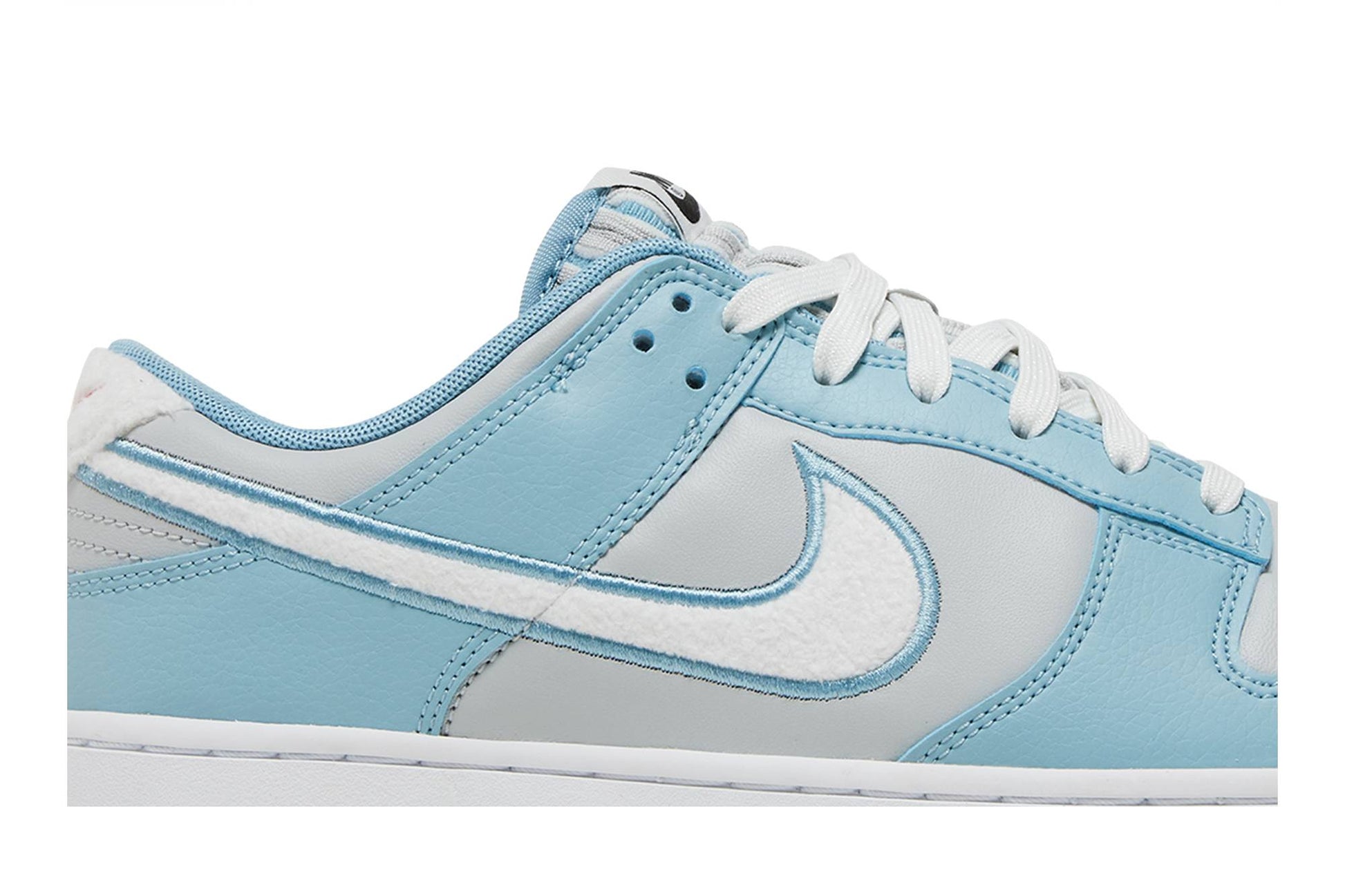 Nike Dunk Low Retro Fleece Swoosh Worn Blue FB1871-011