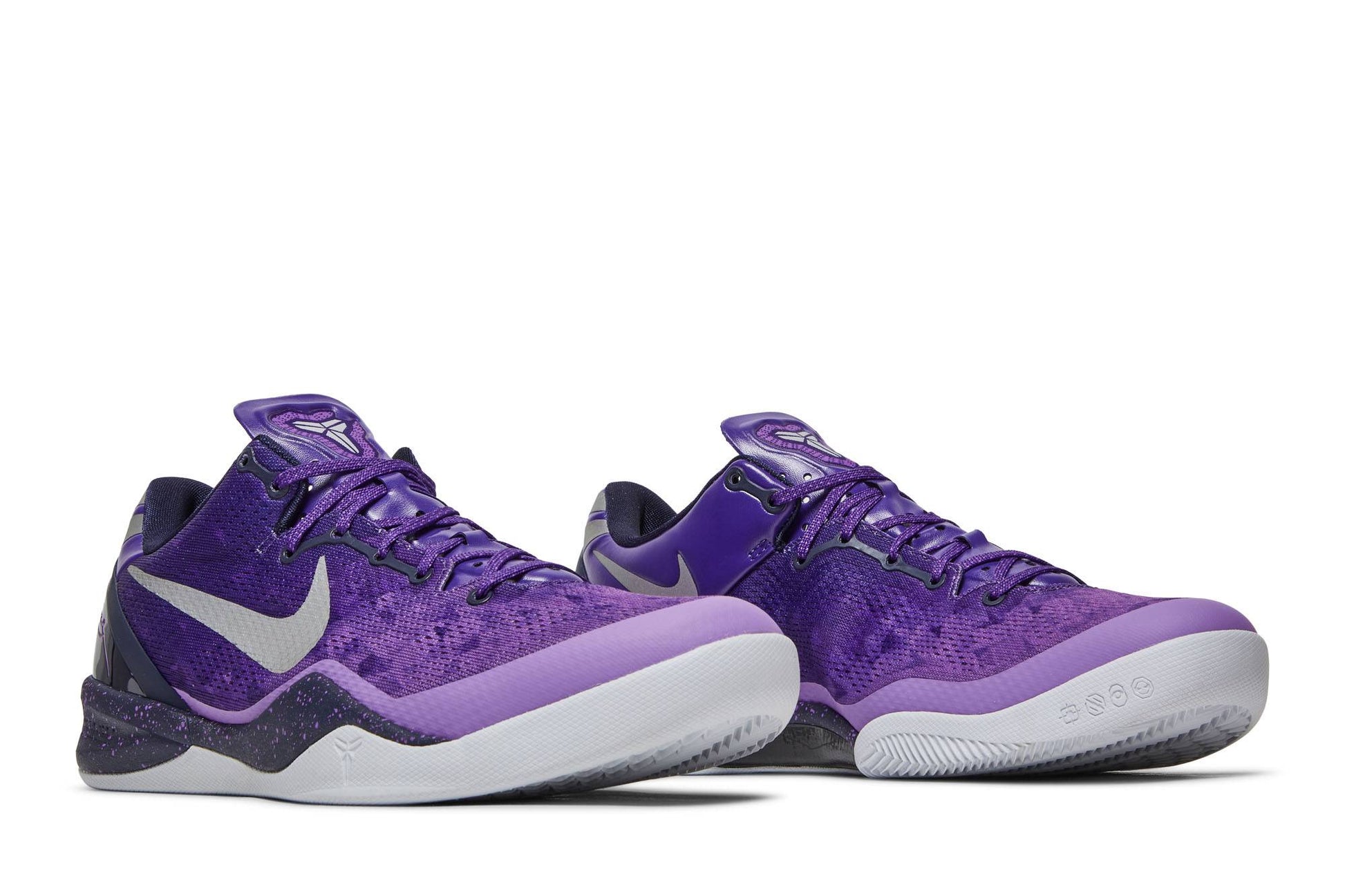 Nike Kobe 8 Playoffs Purple Platinum 555035-500