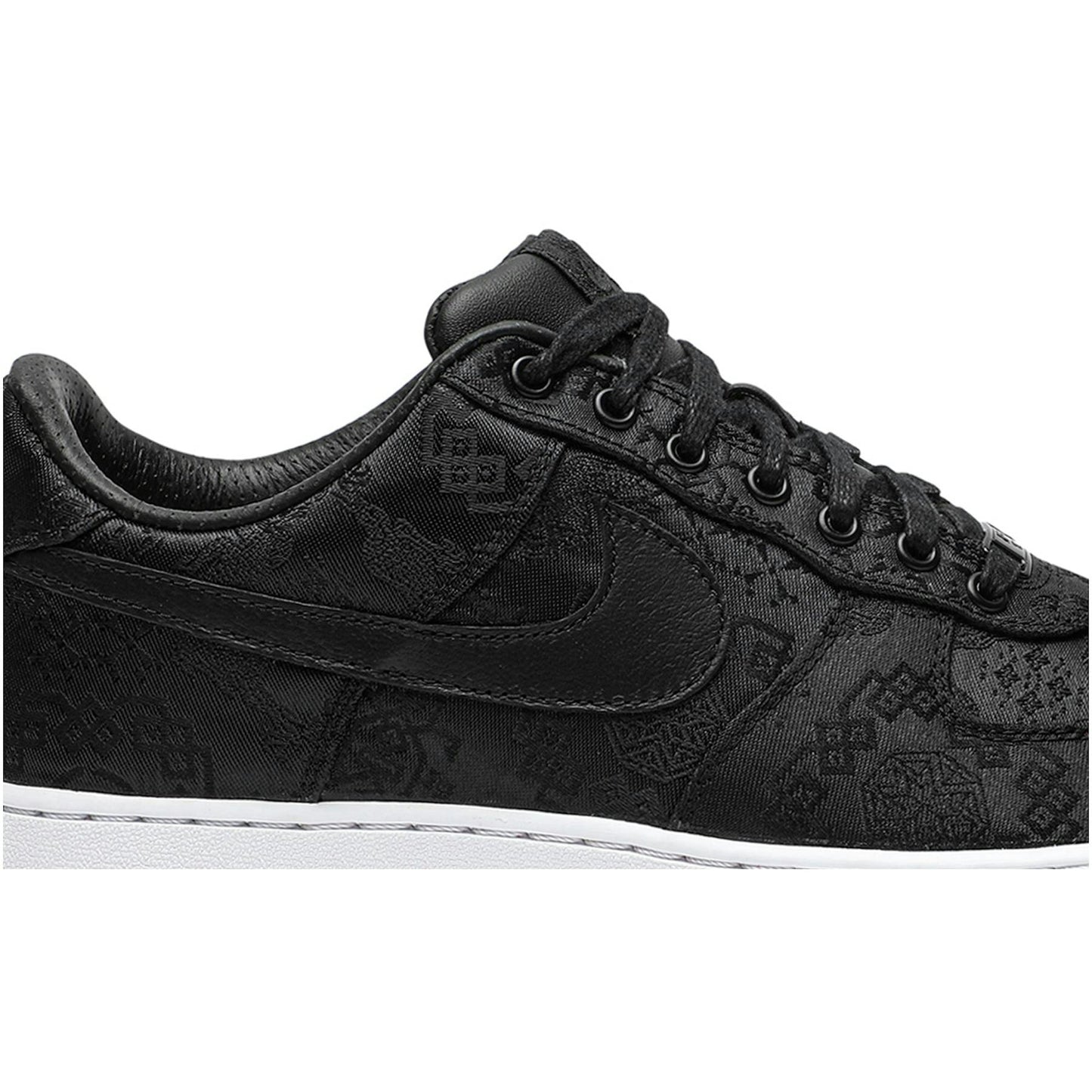 Fragment Design X CLOT X Nike Air Force 1 'Black Silk' [also Worn By Jay Chou] CZ3986-001