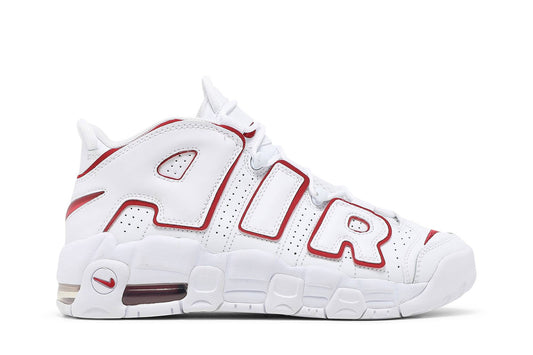 ( Grade School ) Nike Air More Uptempo 2021 White Varsity Red DJ5988-100