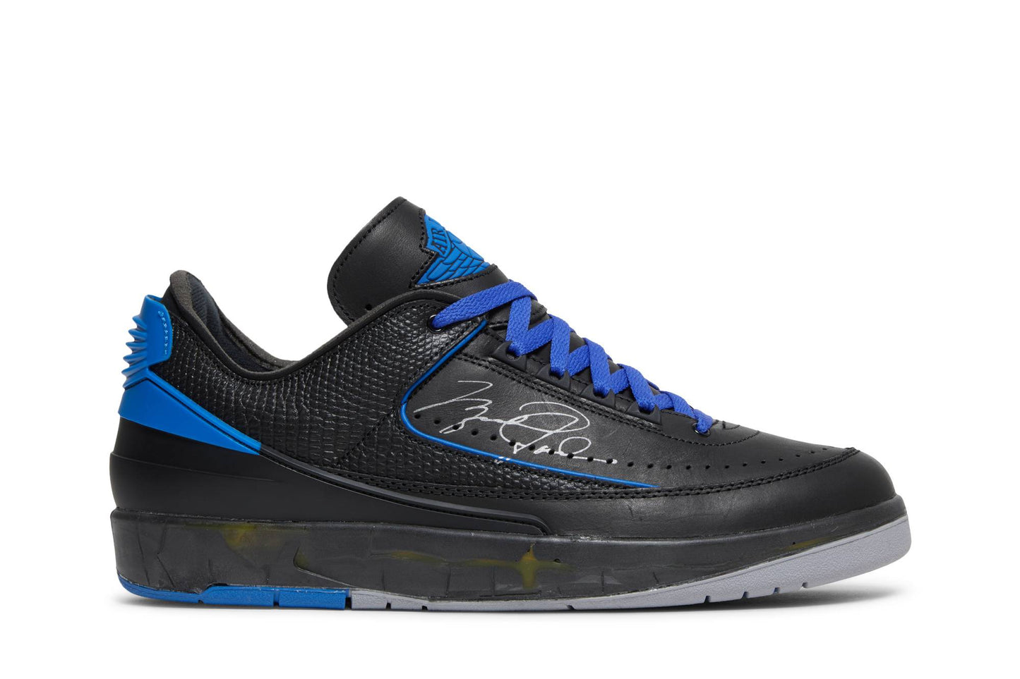 Off-White X Air Jordan 2 Retro Low SP 'Black Royal' DJ4375-004