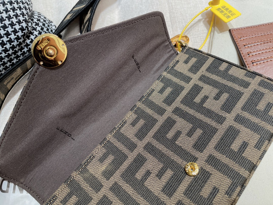 Fendi FF Monogram Canvas Bag and Accessories Collection
