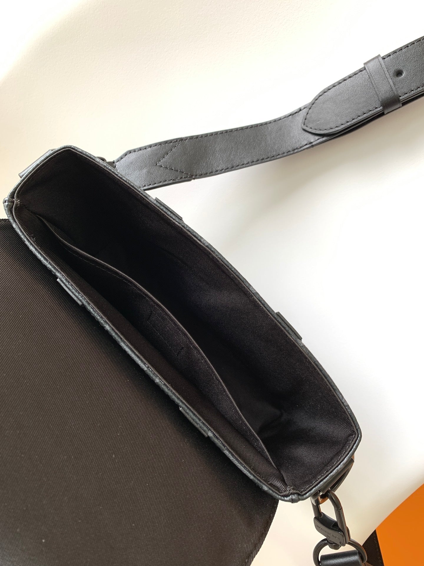 Louis Vuitton Trunk Messenger Bag Monogram Eclipse Canvas Black