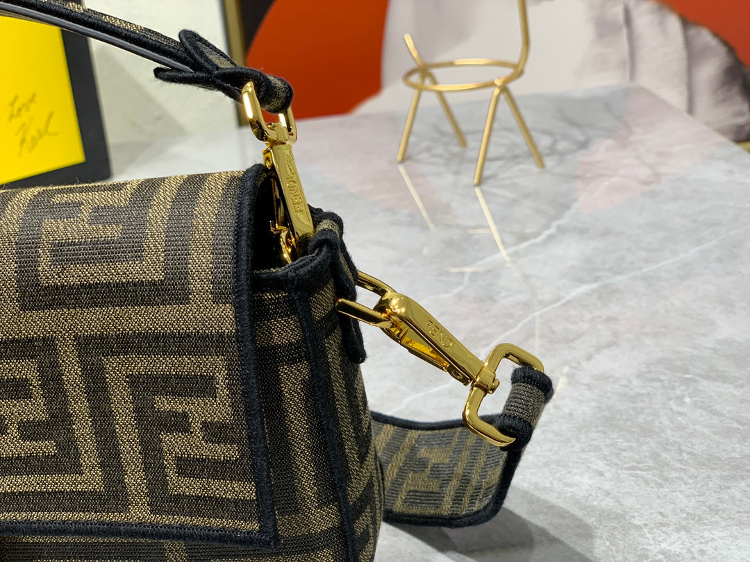 Fendi x Versace Fendace Baguette Bag - FF Monogram with Medusa Hardware