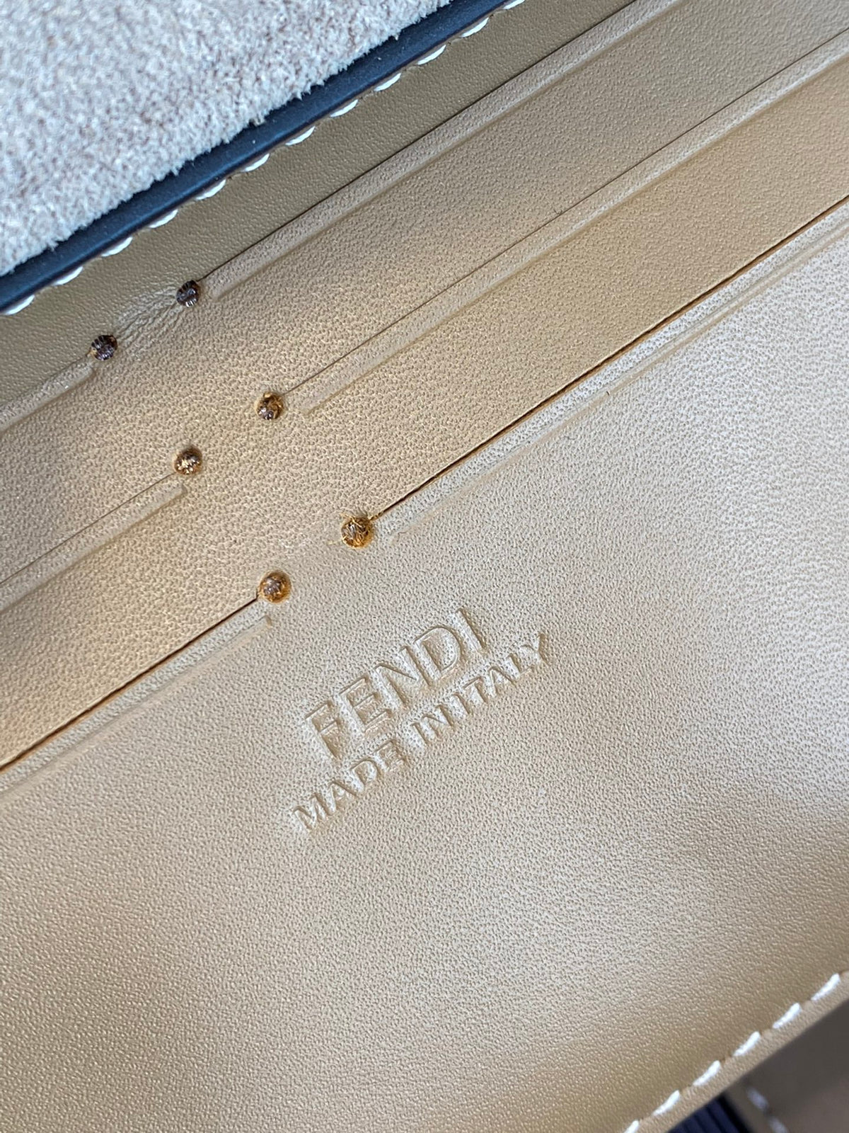 Fendi Brown Zucca Canvas Kan I Shoulder Bag with Silver-Tone Hardware
