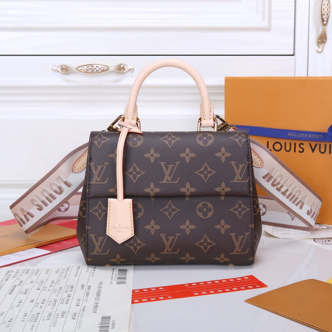 Louis Vuitton Cluny BB Monogram Canvas Handbag
