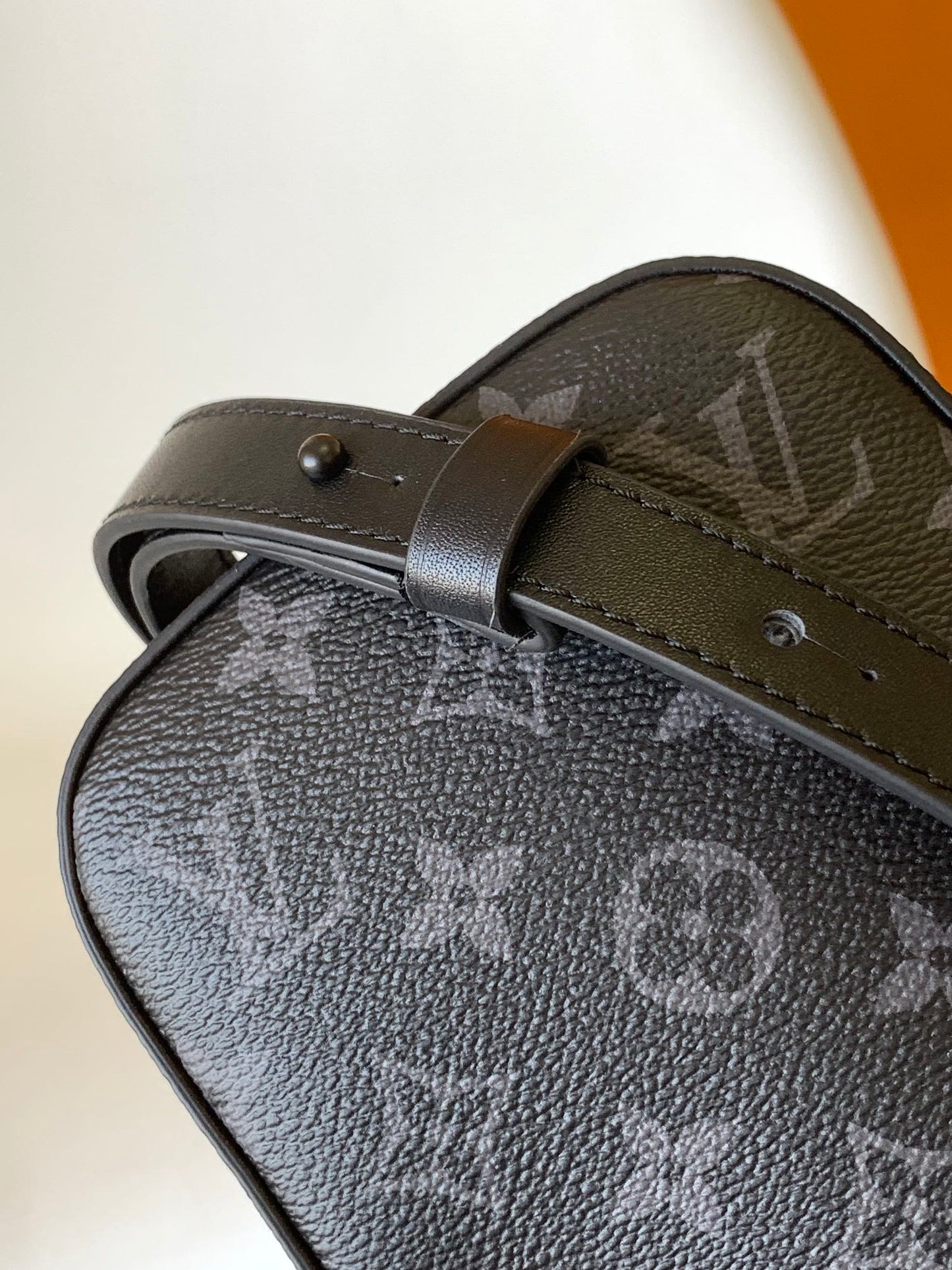 Louis Vuitton S-Lock Vertical Wearable Wallet Monogram Eclipse Canvas