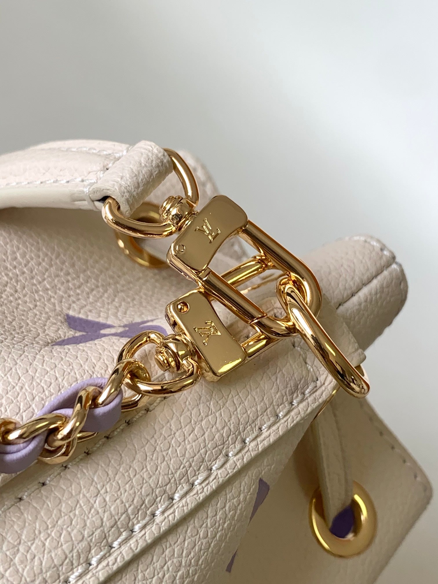 Louis Vuitton Nano Noé Bicolor Monogram Bucket Bag - White & Purple