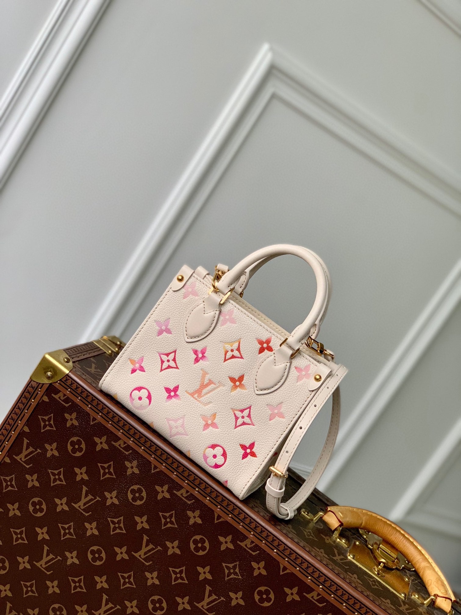 Louis Vuitton Petit Palais Monogram Empreinte Summer Gradient Handbag