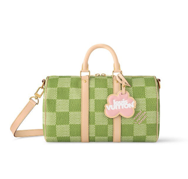 Louis Vuitton x Tyler, The Creator Keepall Bandoulière 25 Green Damier Golf