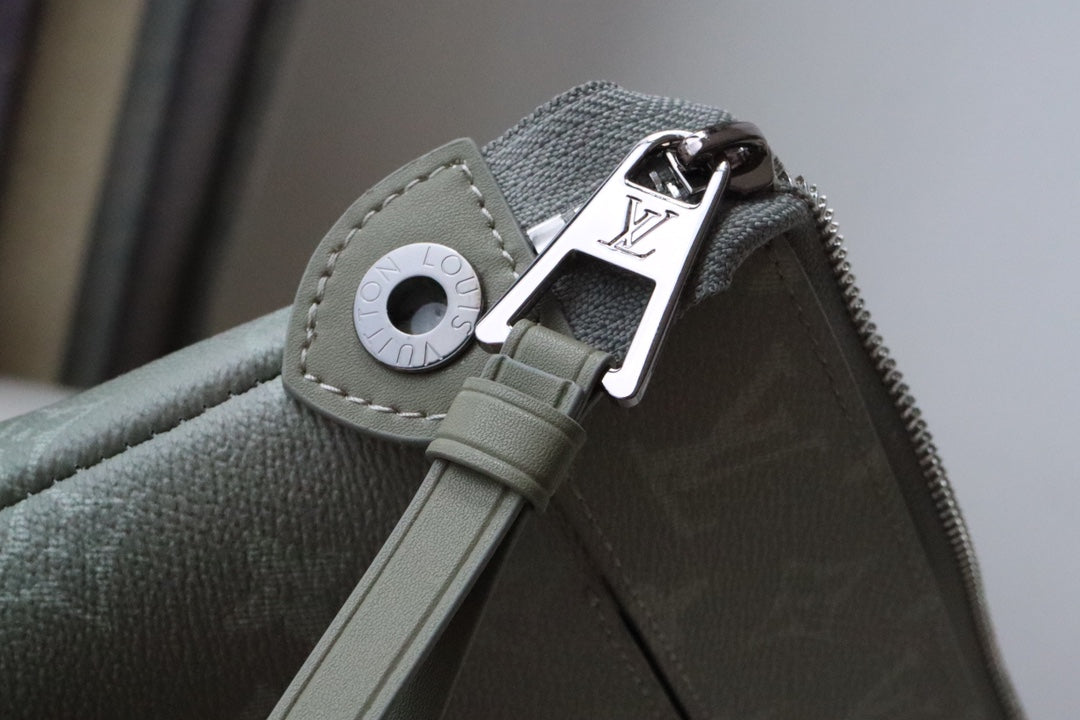 Louis Vuitton Monogram Gradient Clutch Bag - Green and Blue Ombre Designer Pouch